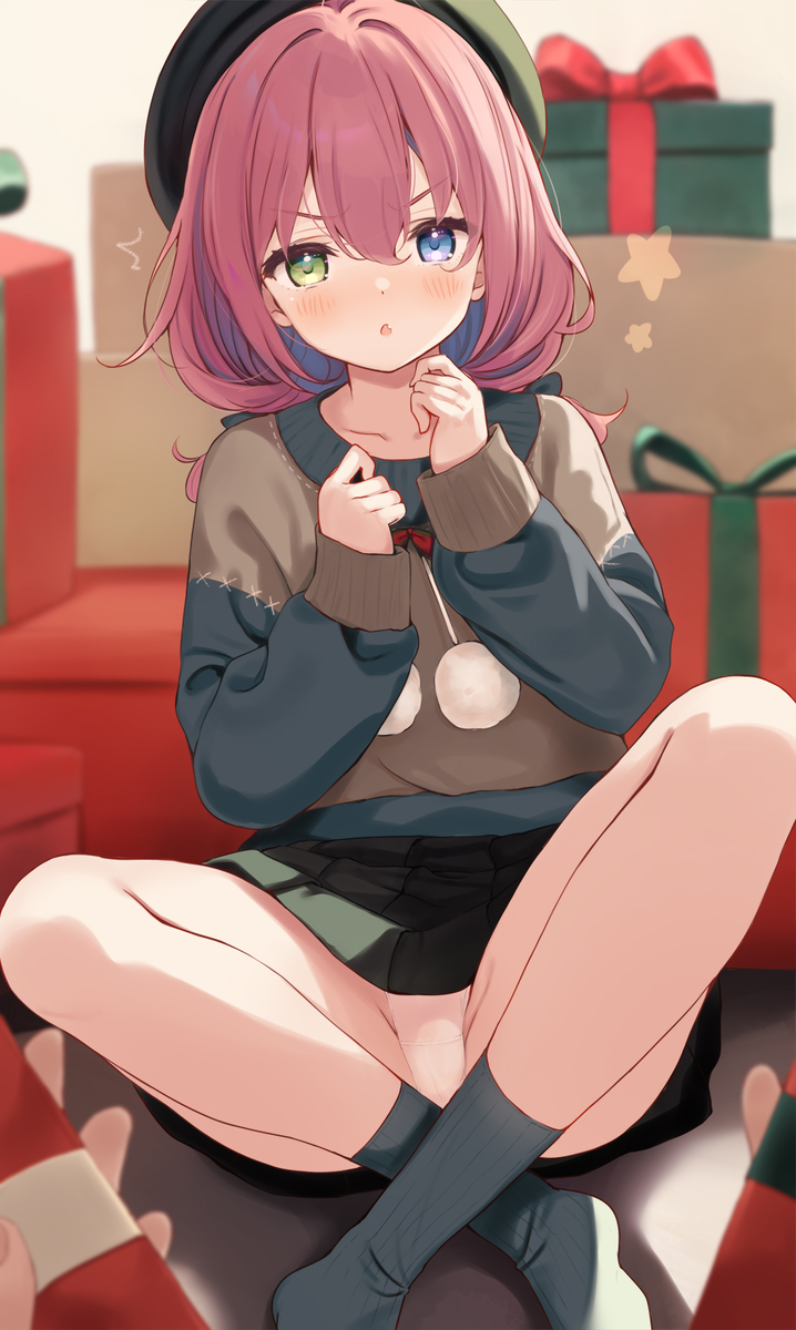 This is a pixiv picture whose title is クリスマスで1on1.