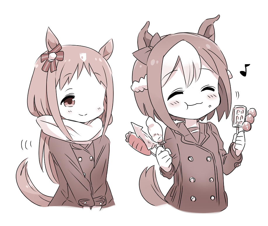 This is a pixiv picture whose title is グラスペ京都で食べ歩き.