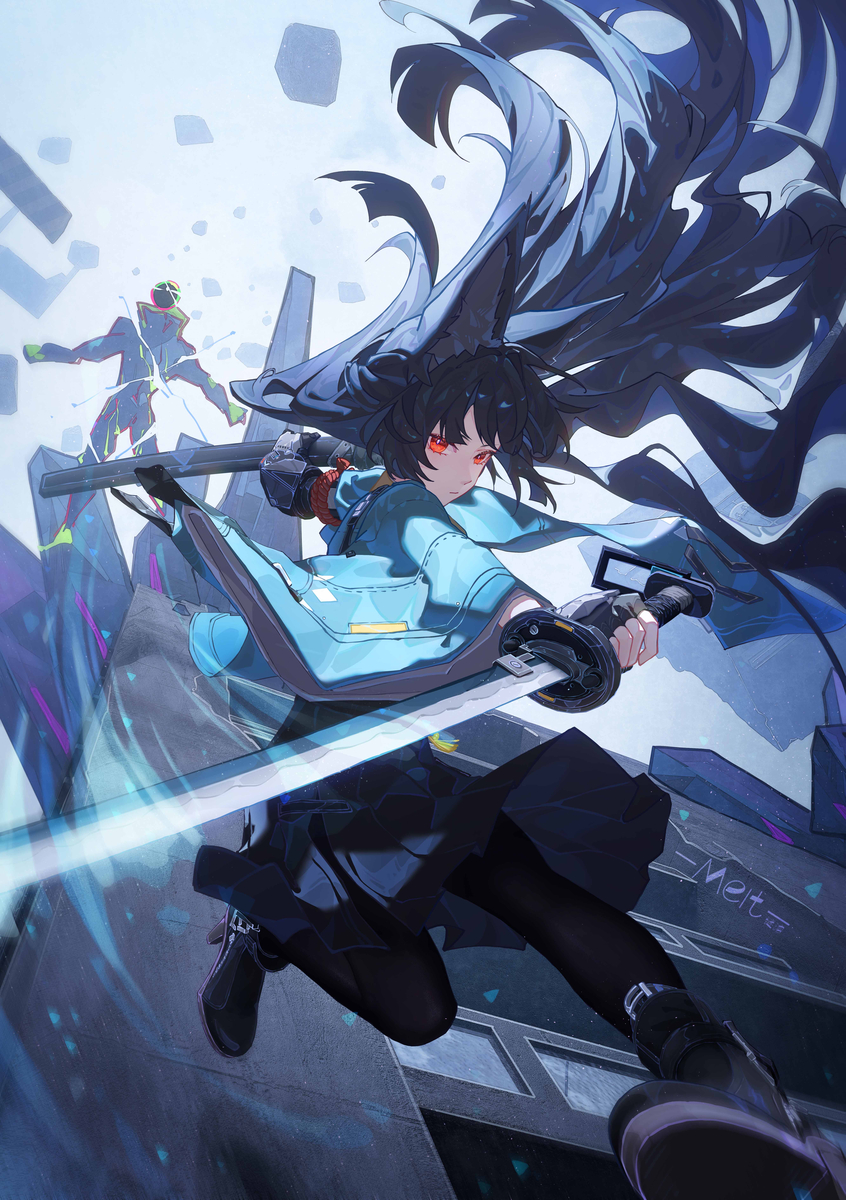This is a pixiv picture whose title is 悪・即・斩.