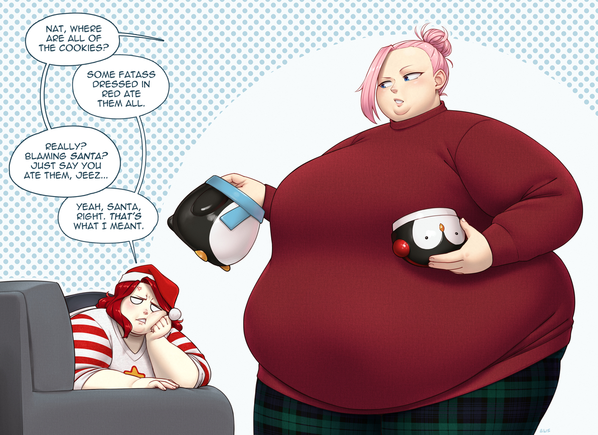 This is a pixiv picture whose title is Christmas Cookie Culprit.