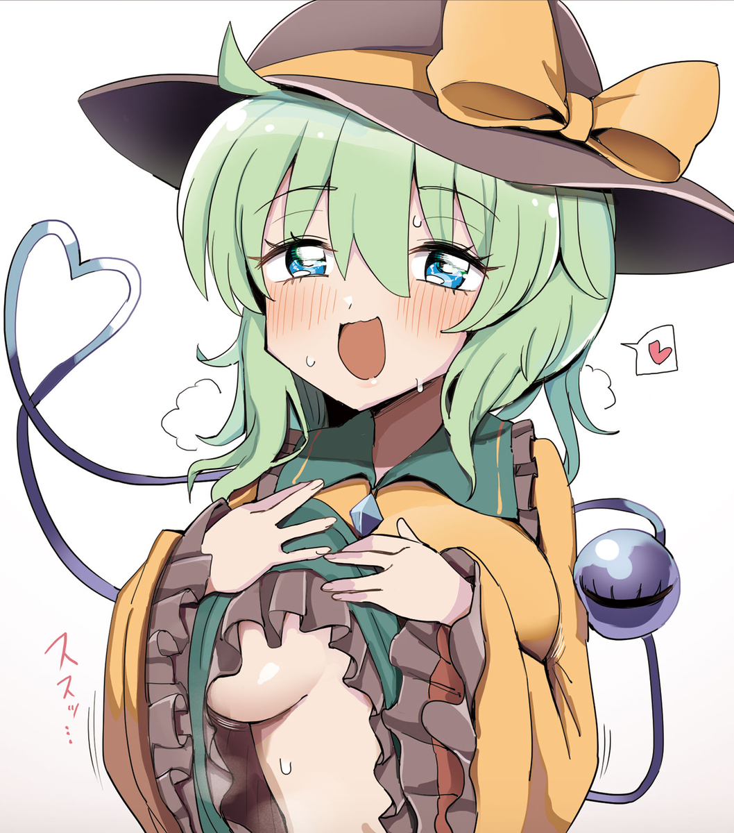 This is a pixiv picture whose title is たくしあげこいしちゃん.