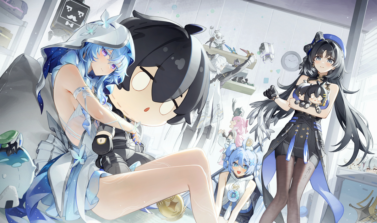 This is a pixiv picture whose title is 「わ、私も···」.