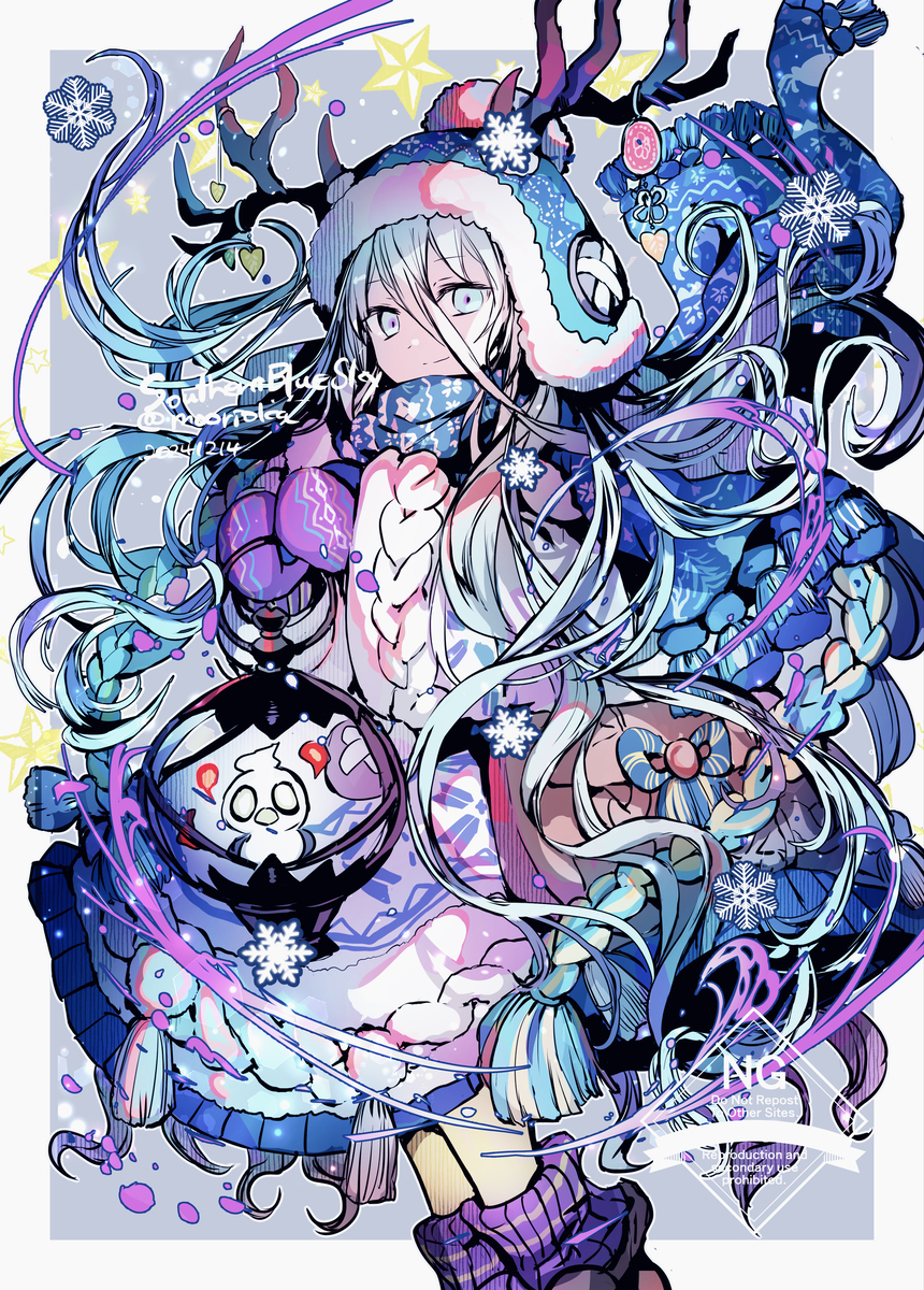 This is a pixiv picture whose title is ロウヒ.