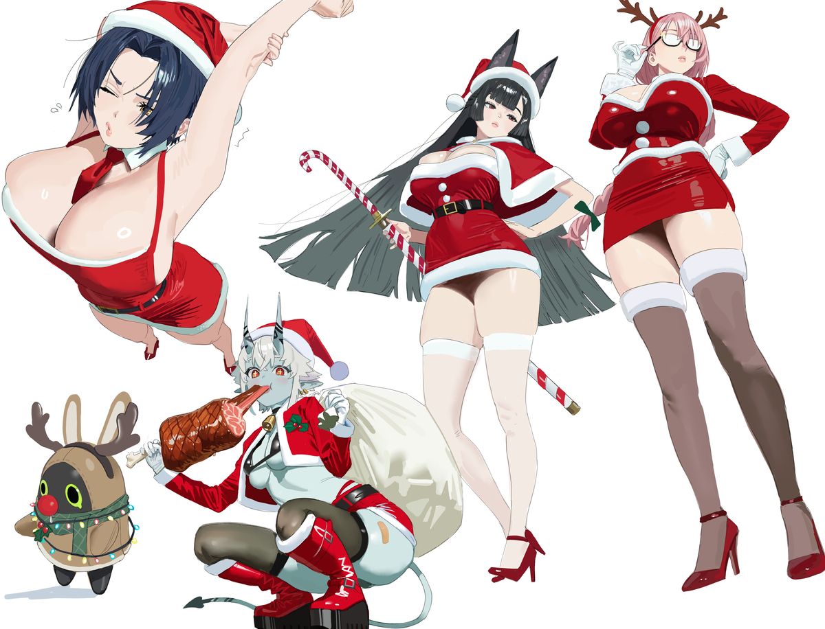 This is a pixiv picture whose title is zenless christmas.