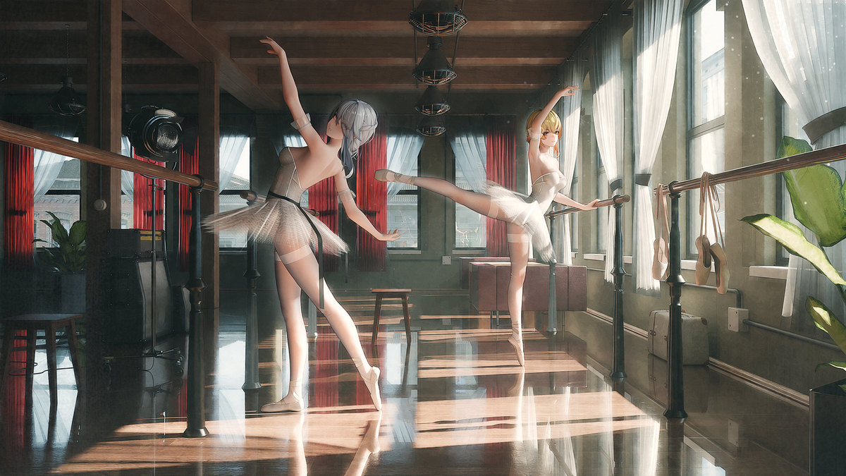 This is a pixiv picture whose title is Ballet.