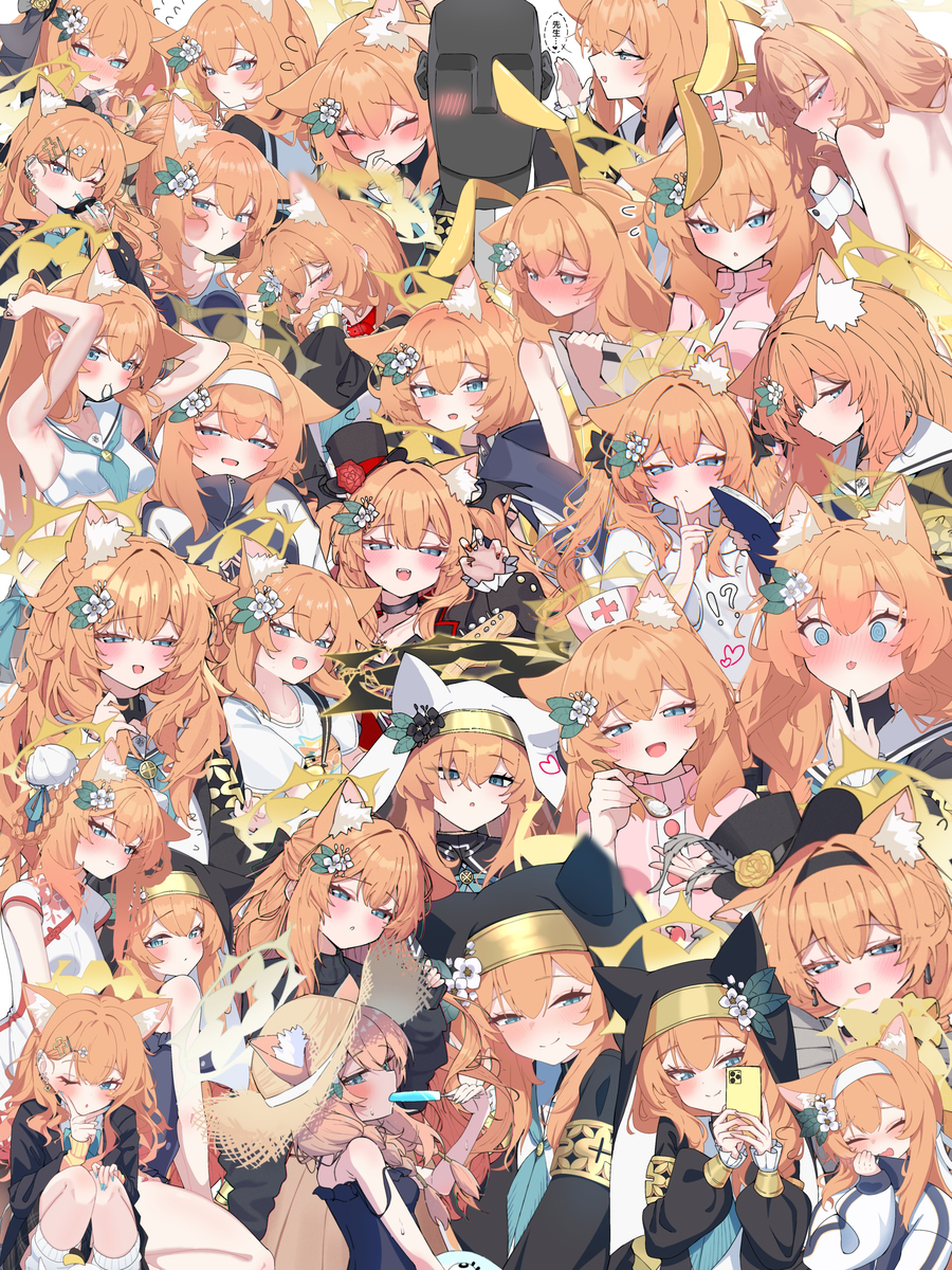 This is a pixiv picture whose title is 今年描いたマリー.