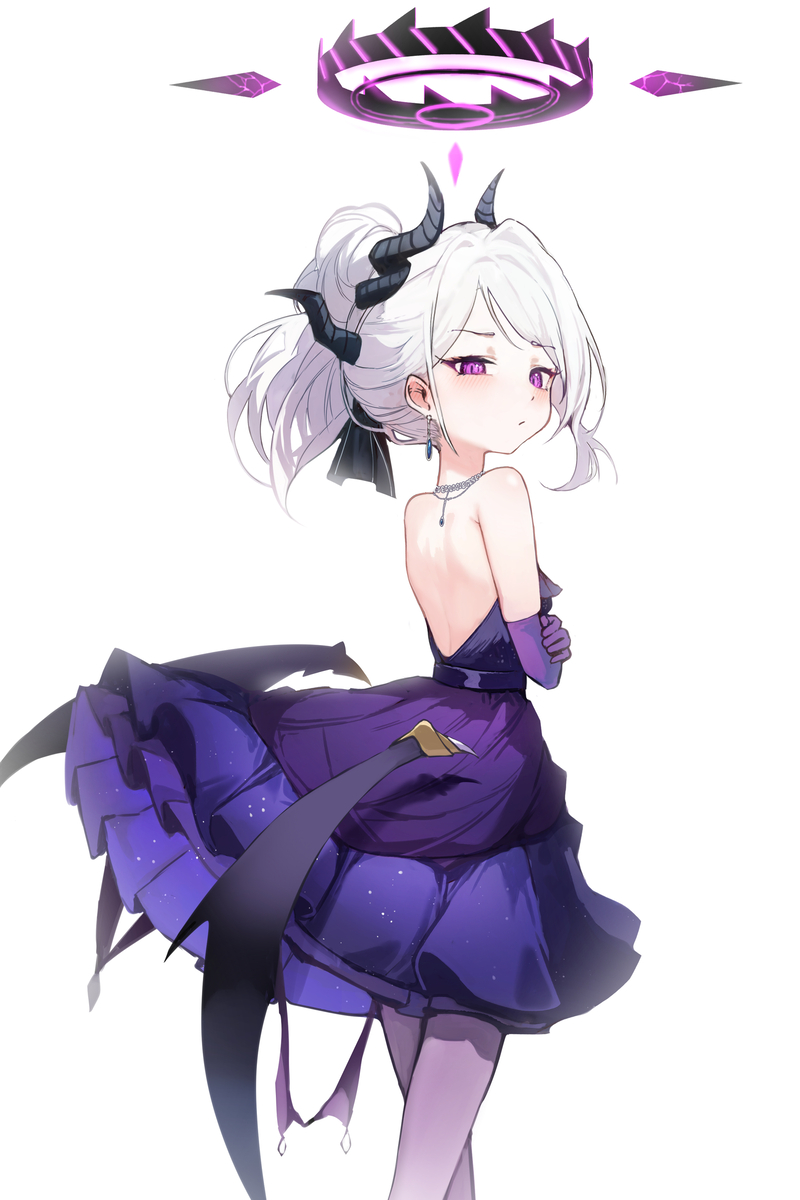 This is a pixiv picture whose title is 空崎ヒナ(ドレス) #22.