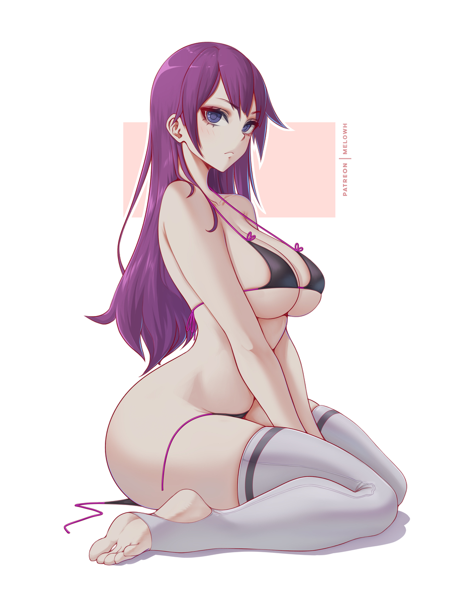 This is a pixiv picture whose title is Hitagi.