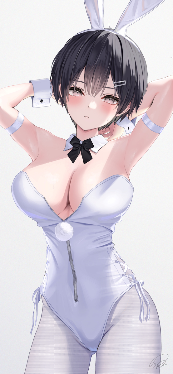This is a pixiv picture whose title is ホワイトバニー.
