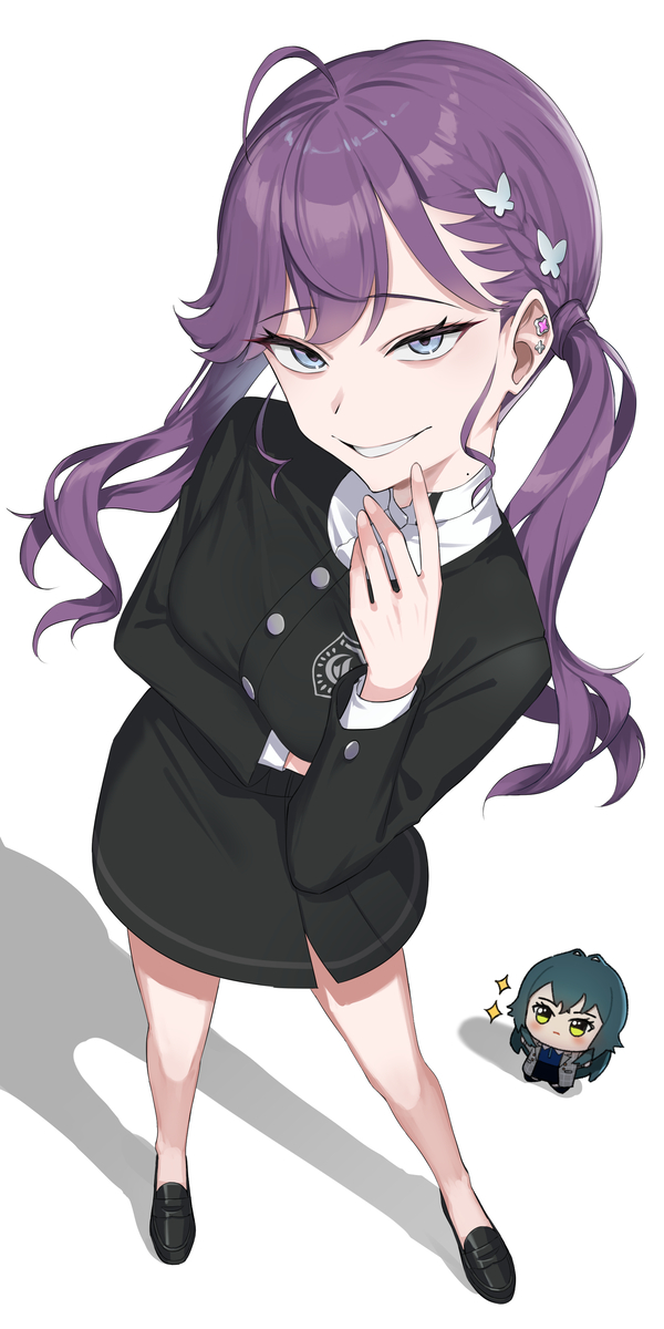 This is a pixiv picture whose title is 賀陽燐羽.