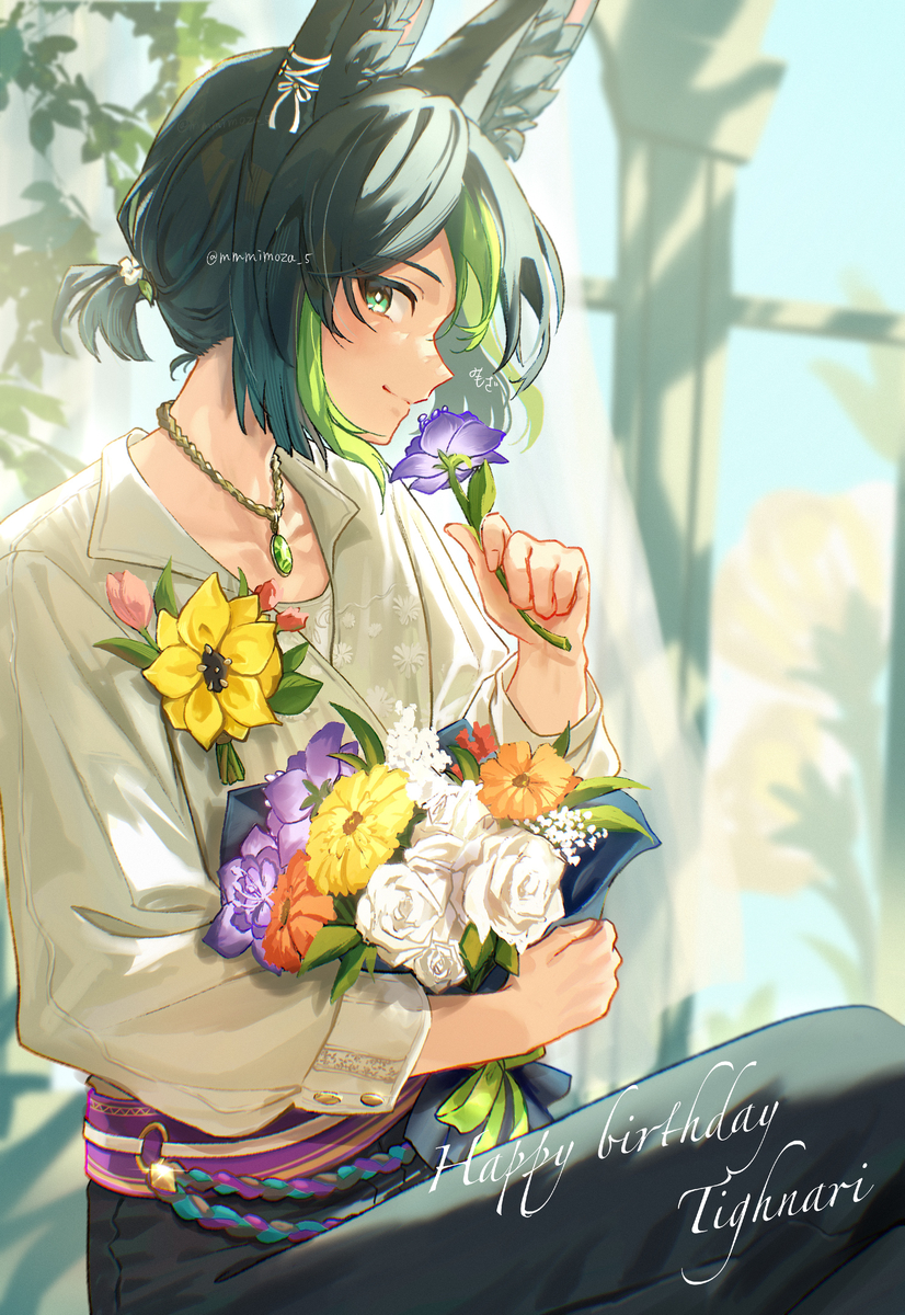 This is a pixiv picture whose title is 誕生日おめでとう💐.