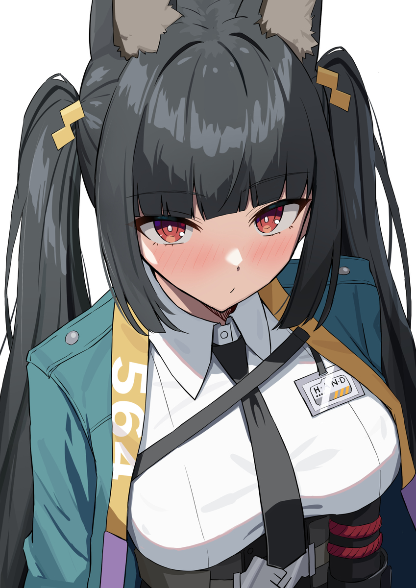 This is a pixiv picture whose title is ツインテール.