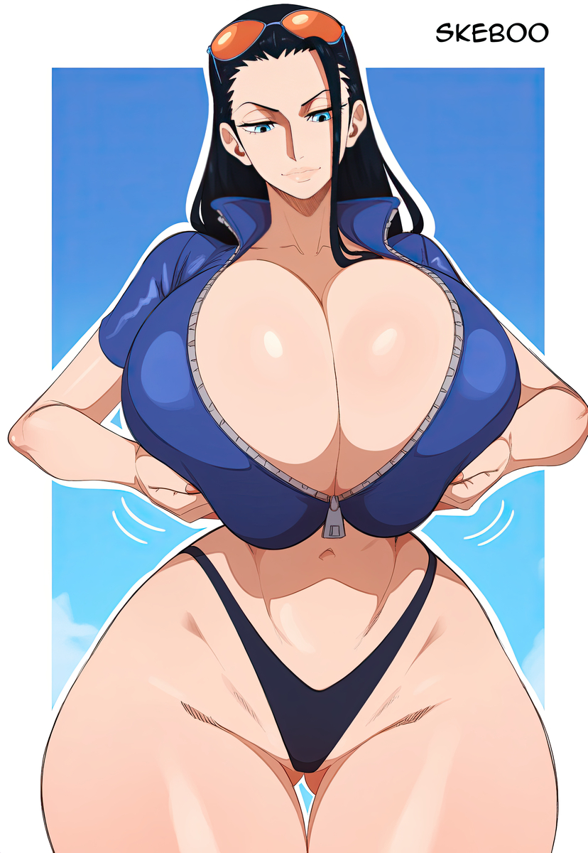 This is a pixiv picture whose title is Nico Robin.