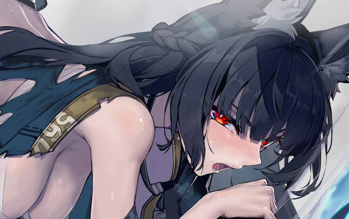 This is a pixiv picture whose title is 「心配無用だ」.