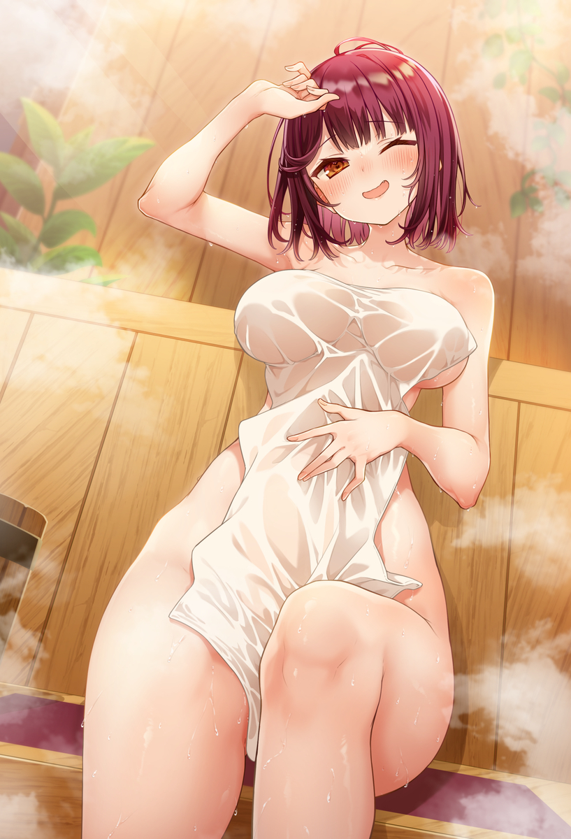 This is a pixiv picture whose title is お風呂ソフィーさん.
