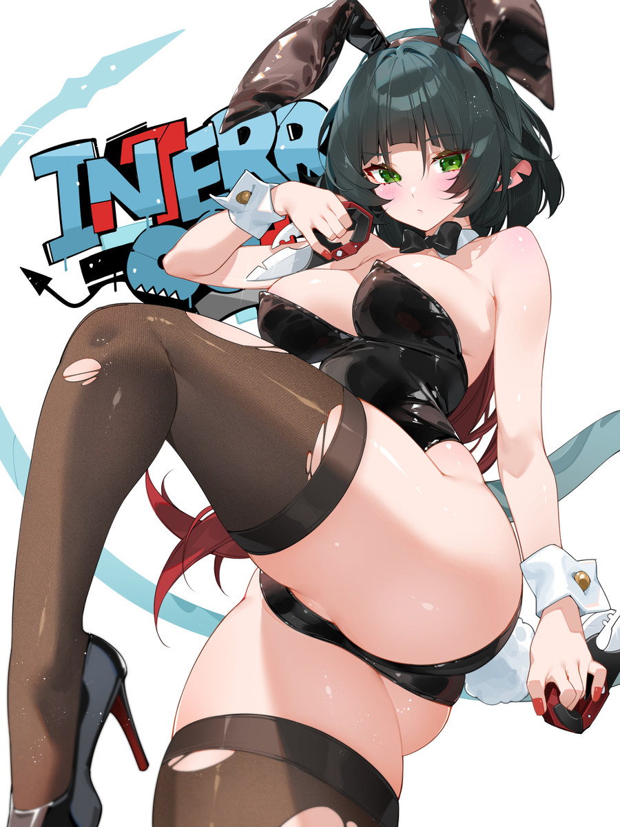 This is a pixiv picture whose title is High Heel Interrogation.