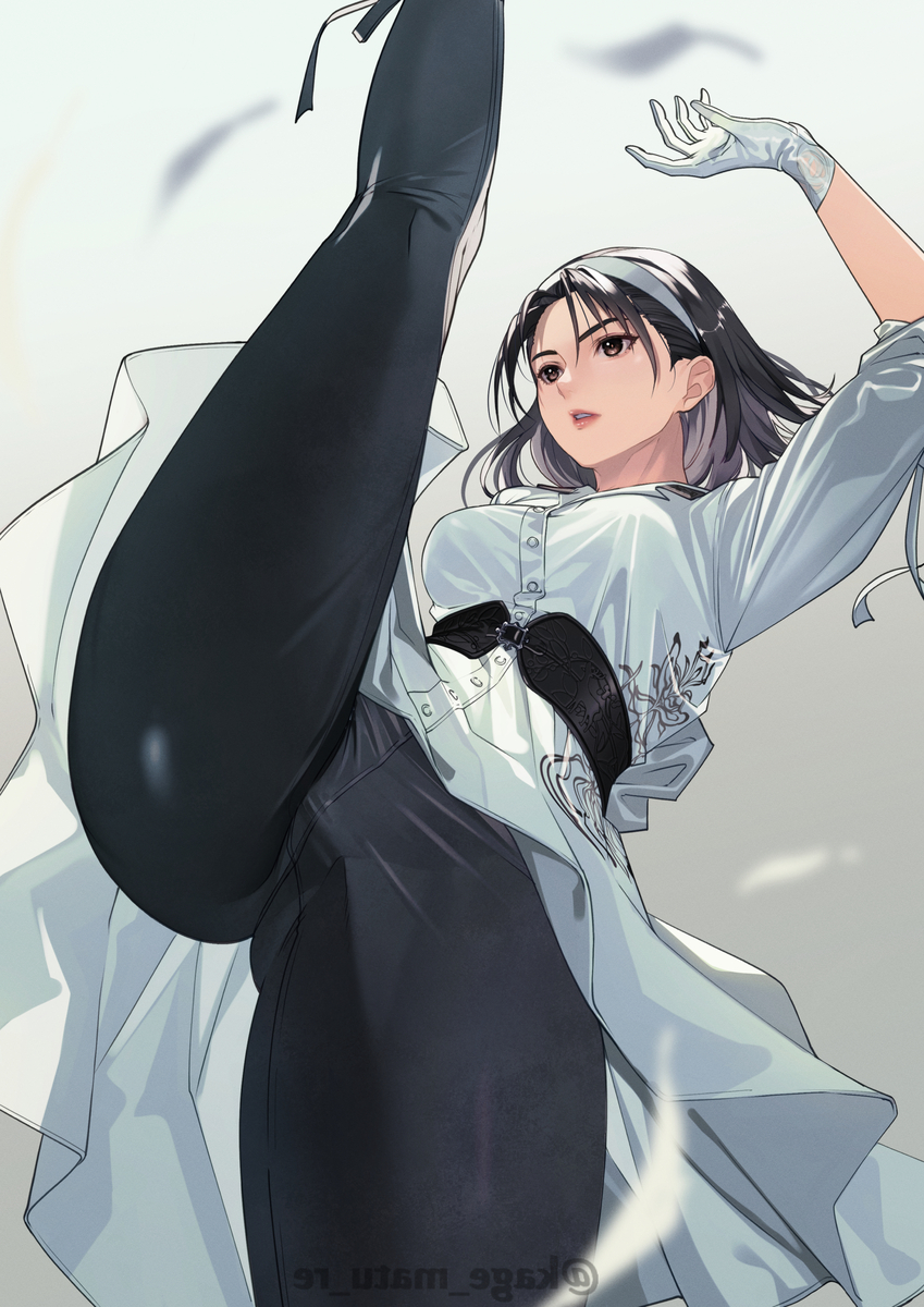This is a pixiv picture whose title is 風間ママ2.