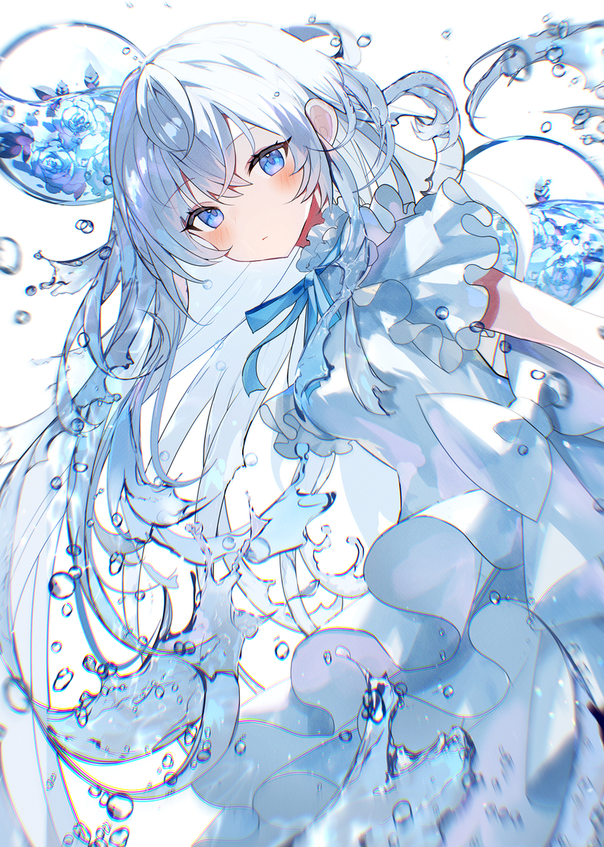 This is a pixiv picture whose title is 水.