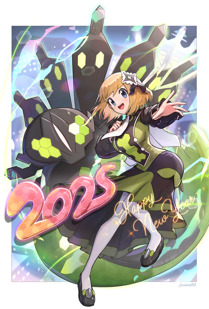 This is a pixiv picture whose title is 2025年.