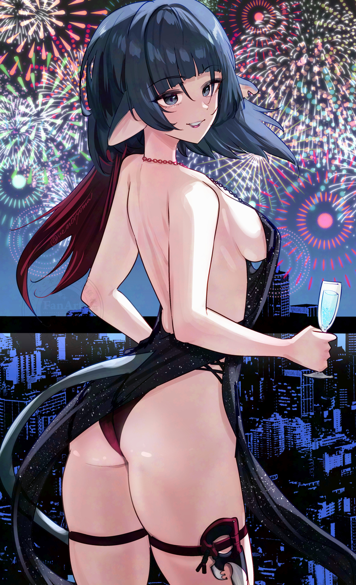 This is a pixiv picture whose title is Happy New Year.