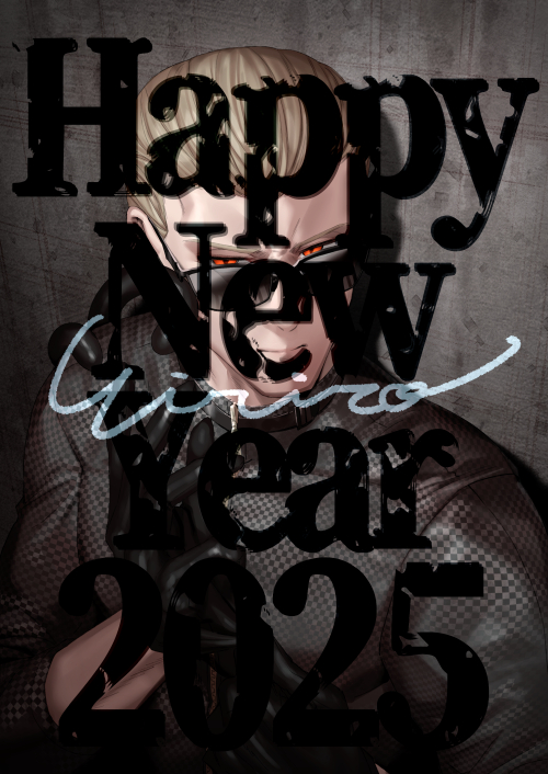 This is a pixiv picture whose title is 2025年.