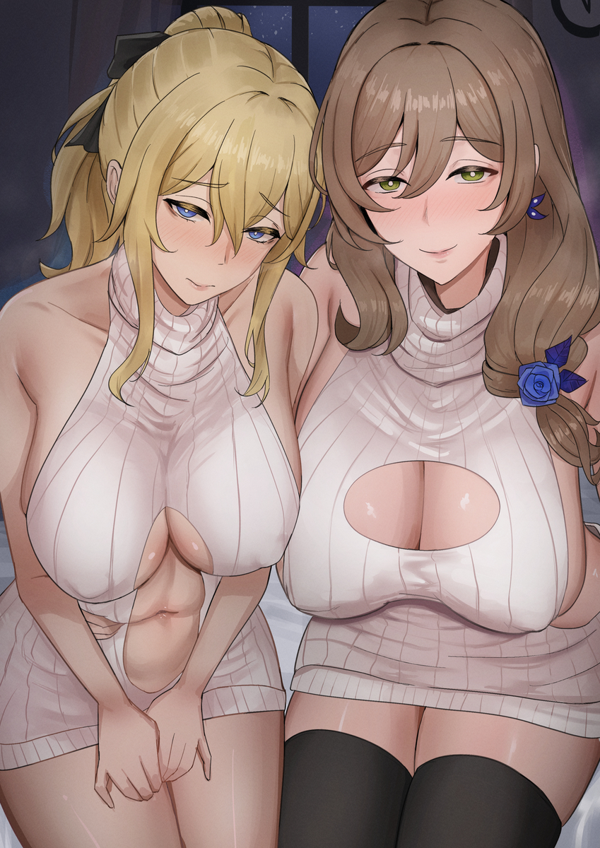 This is a pixiv picture whose title is Long Night.