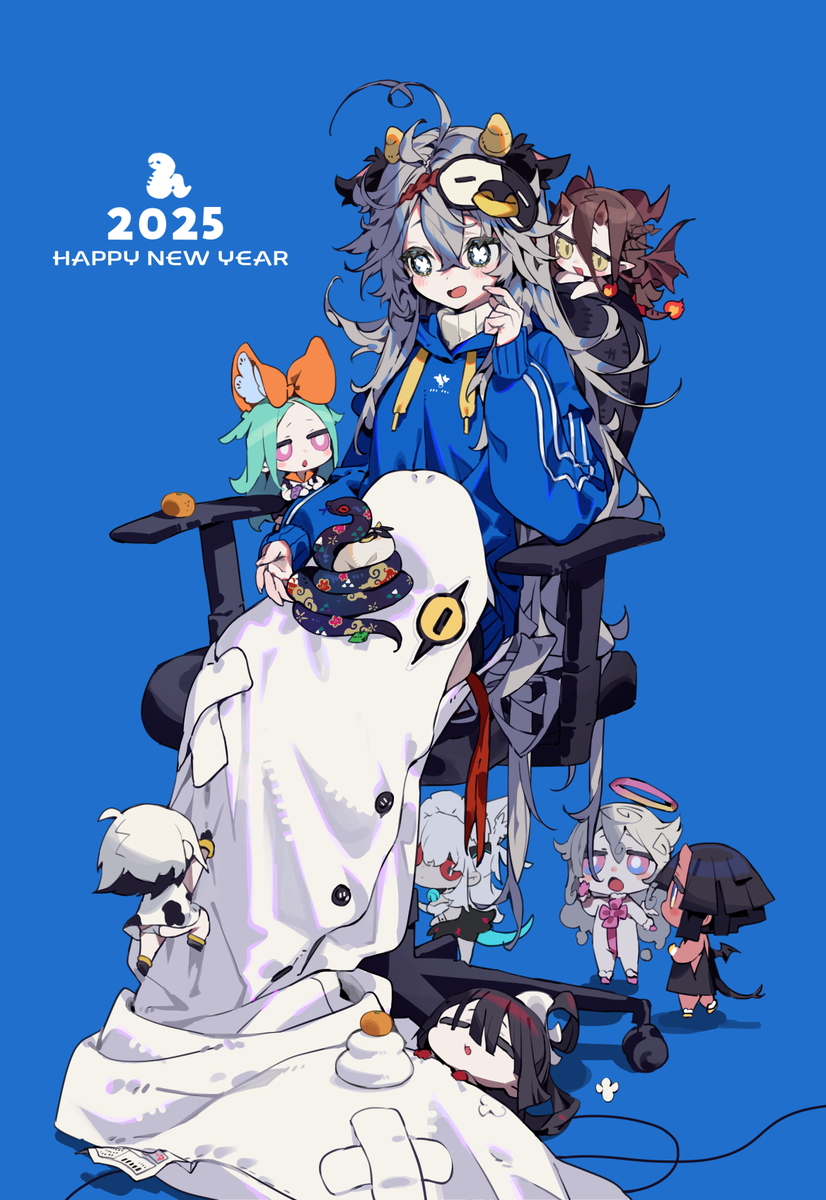 This is a pixiv picture whose title is 2025.