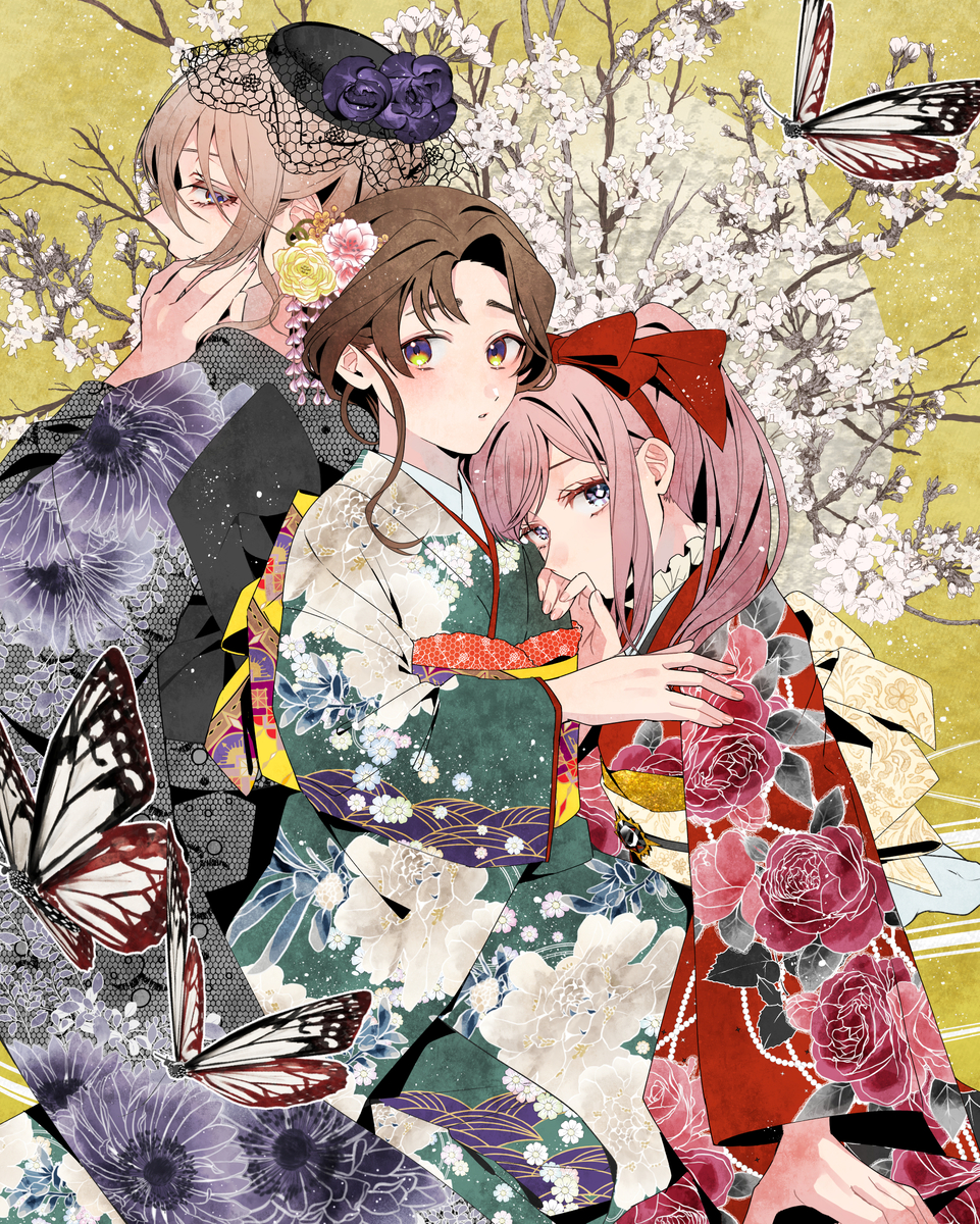 This is a pixiv picture whose title is 謹賀新年.