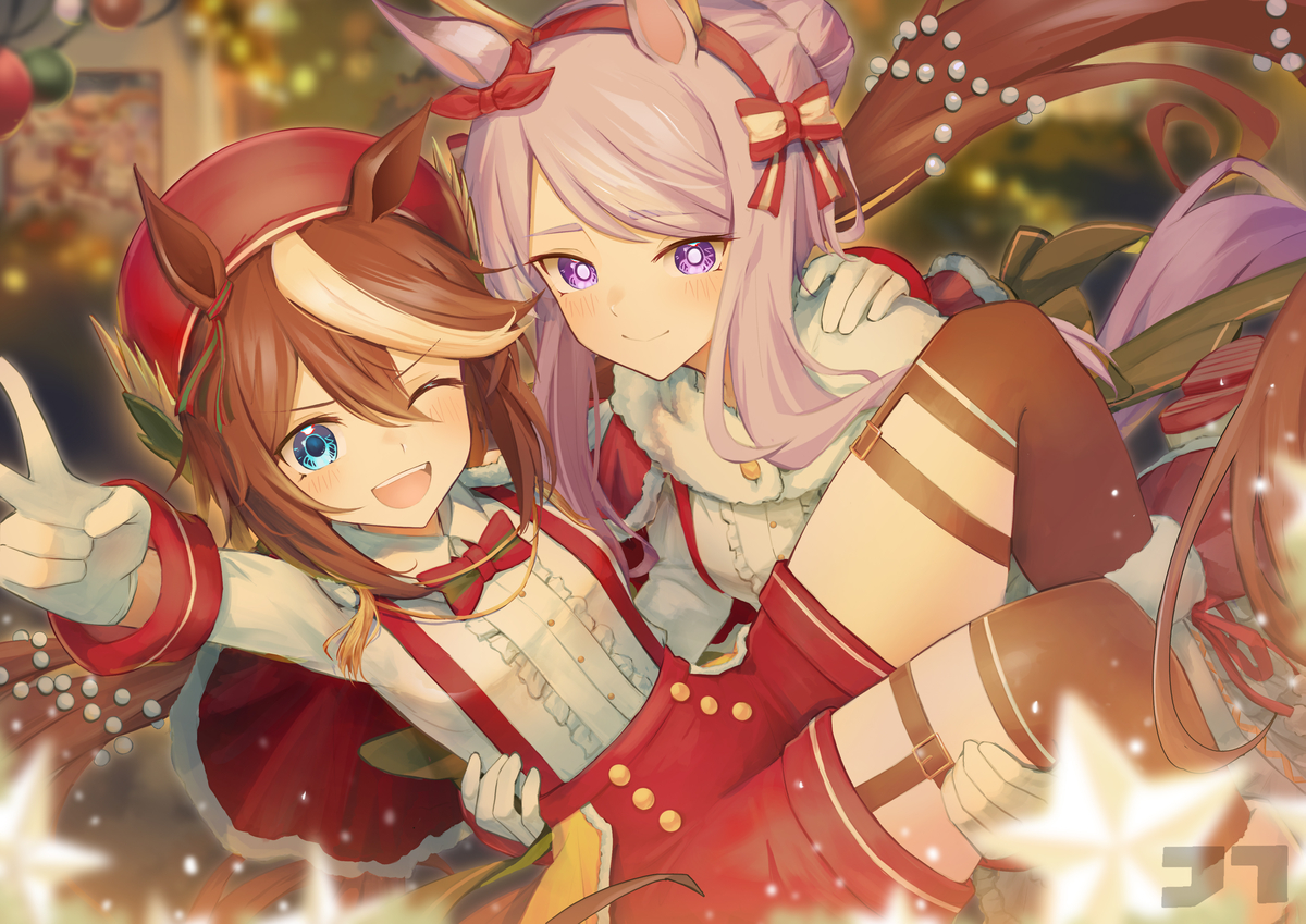 This is a pixiv picture whose title is クリスマステイマク.