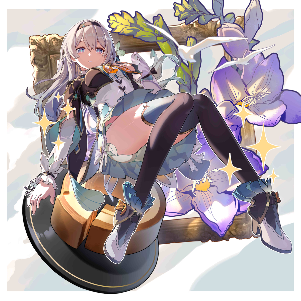 This is a pixiv picture whose title is 流萤Firefly.