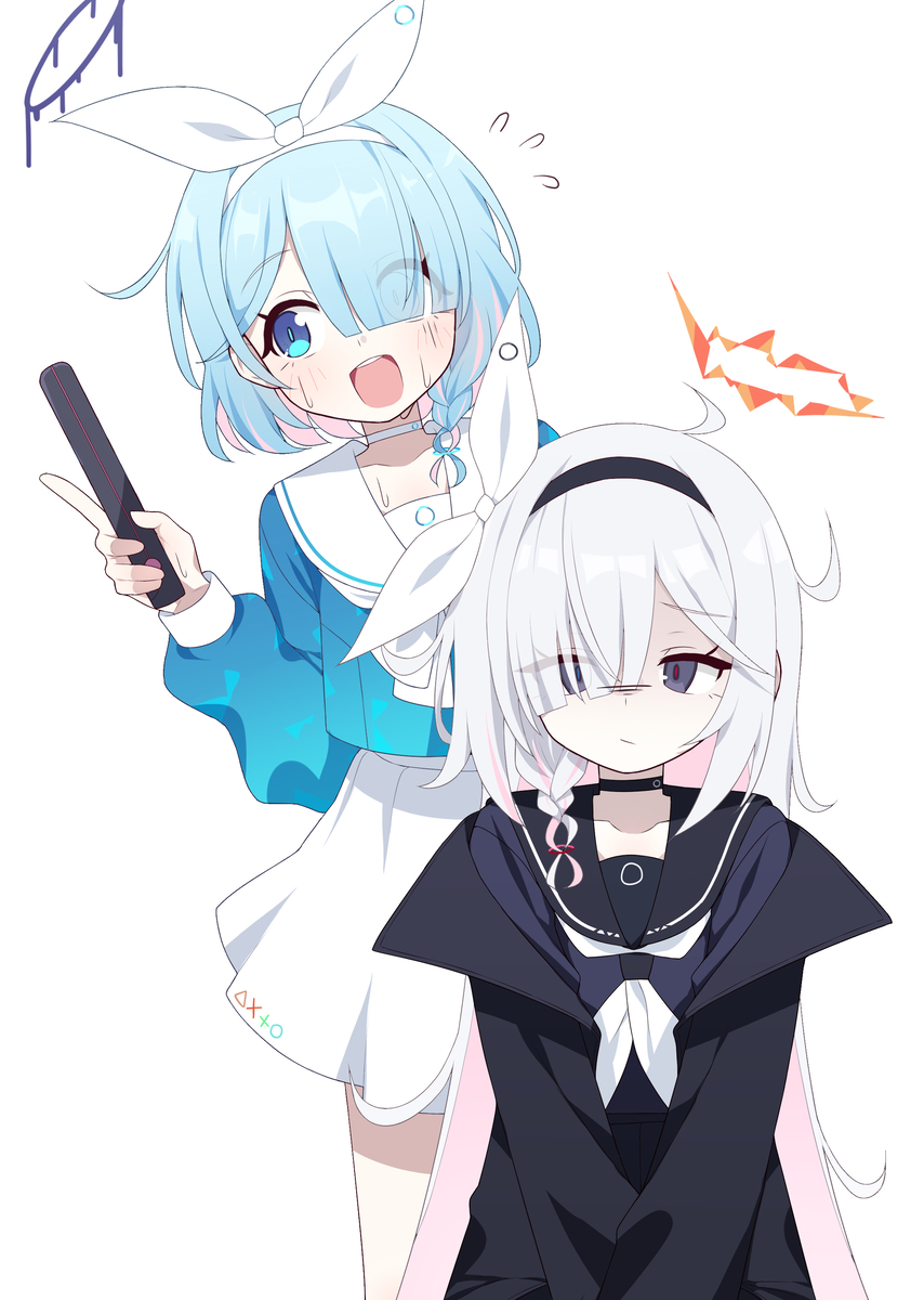 This is a pixiv picture whose title is アロナ&プラナ.