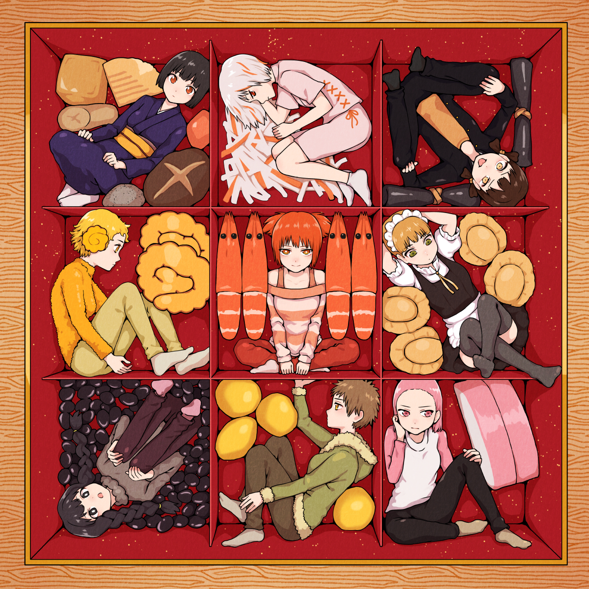 This is a pixiv picture whose title is OSECHI DIVISION.