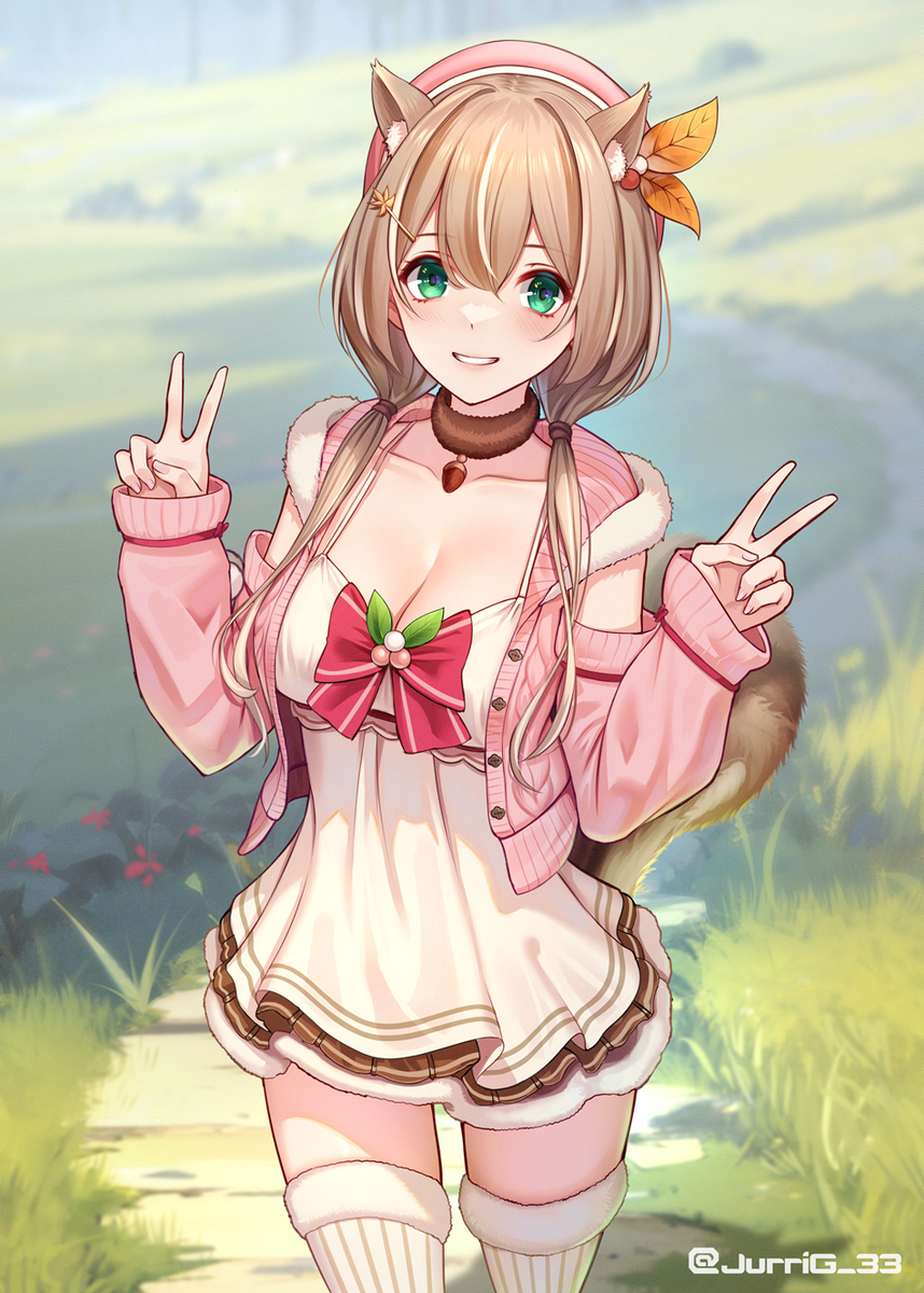 This is a pixiv picture whose title is リス ~.