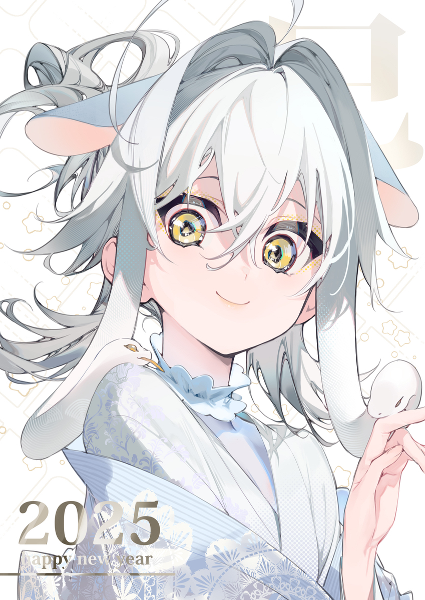 This is a pixiv picture whose title is 2025🐍.