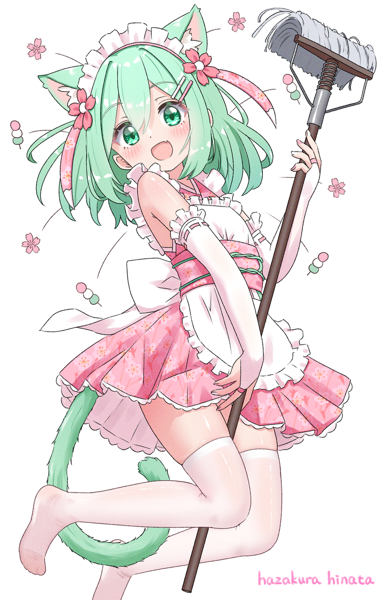 This is a pixiv picture whose title is 大掃除！.