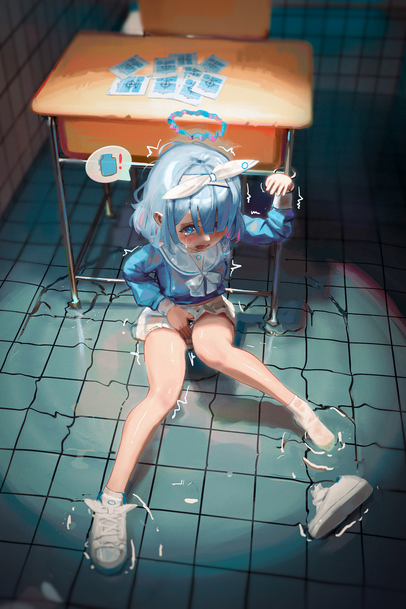 This is a pixiv picture whose title is アロナ💢.