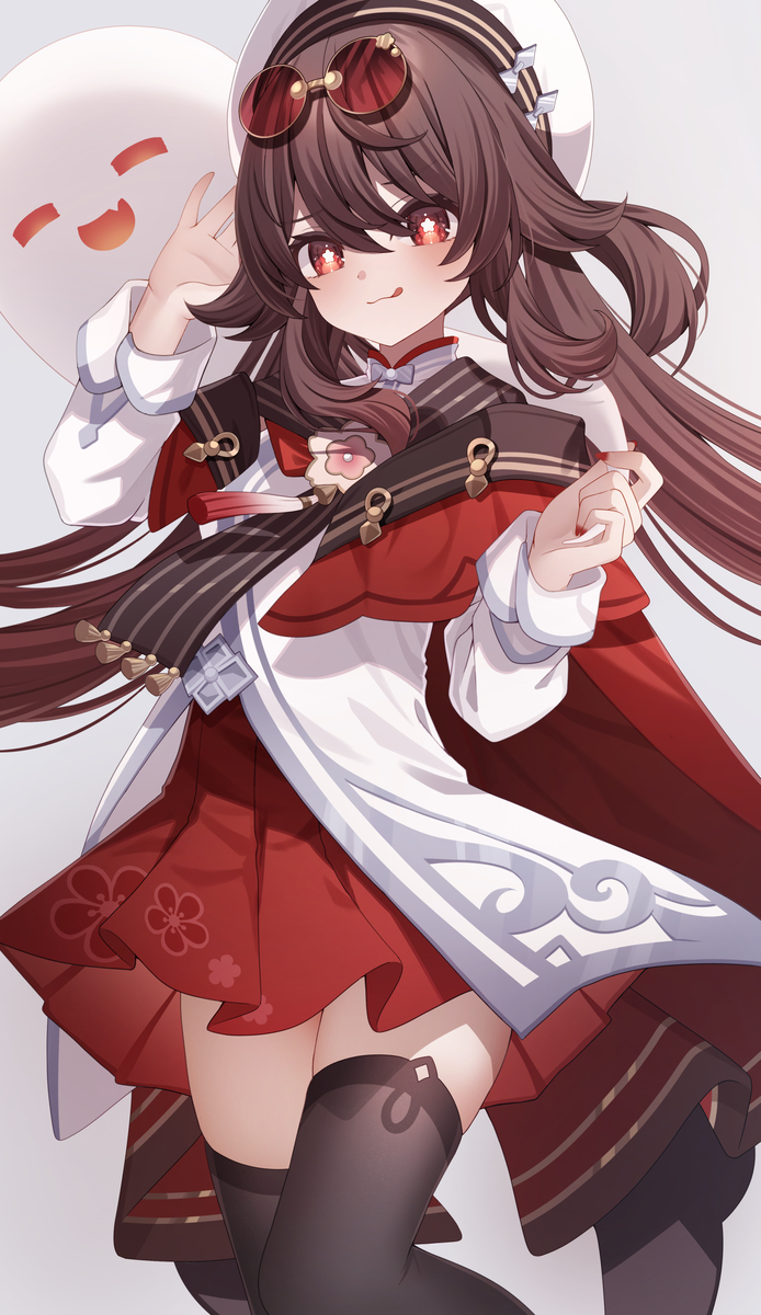 This is a pixiv picture whose title is 新衣装胡桃のふとももが好き....
