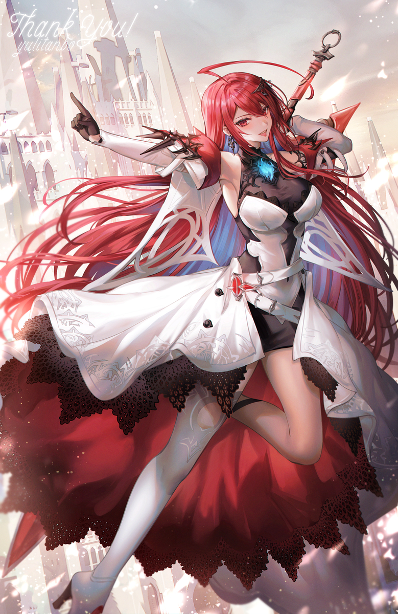 This is a pixiv picture whose title is Elizabeth Rose Bloodflame.