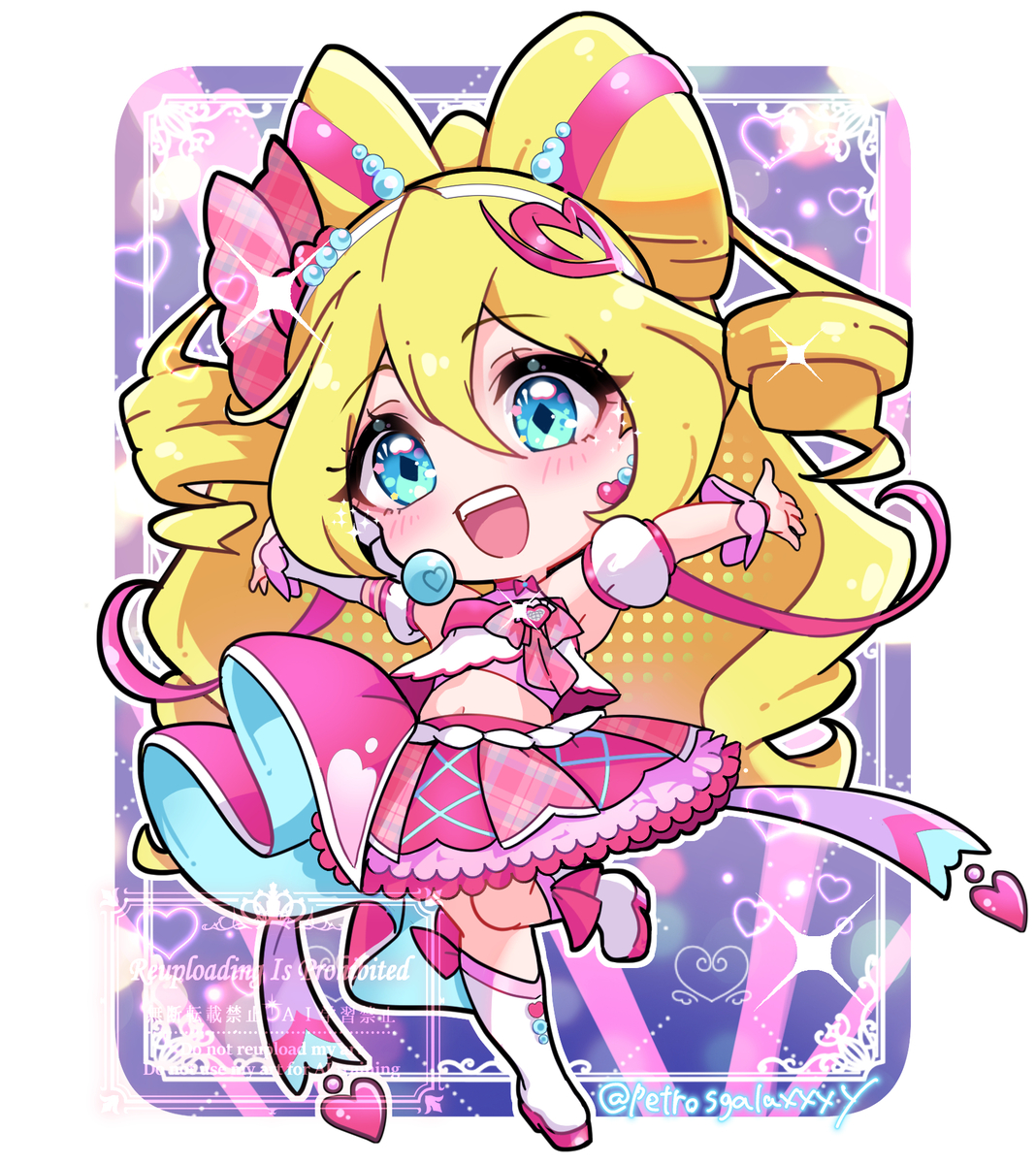 This is a pixiv picture whose title is キュアアイドル.