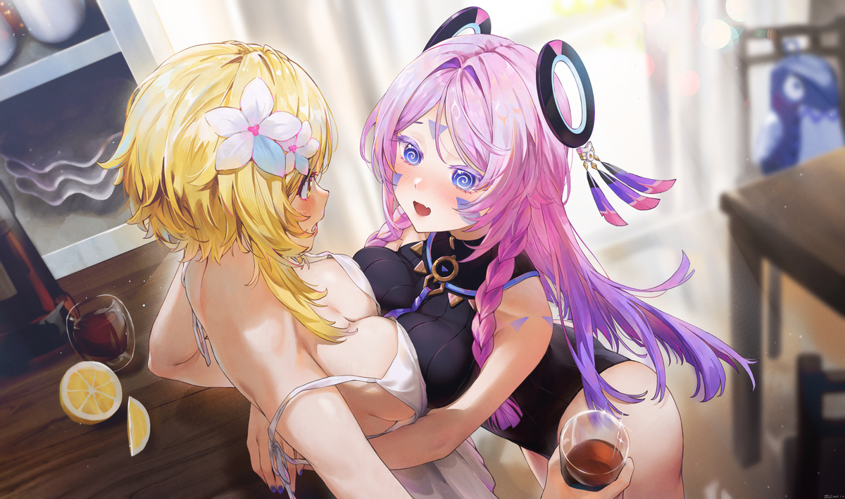 This is a pixiv picture whose title is :D.