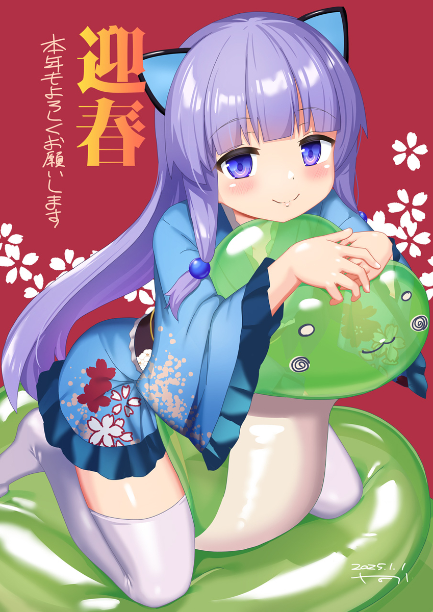 This is a pixiv picture whose title is 迎春2025.