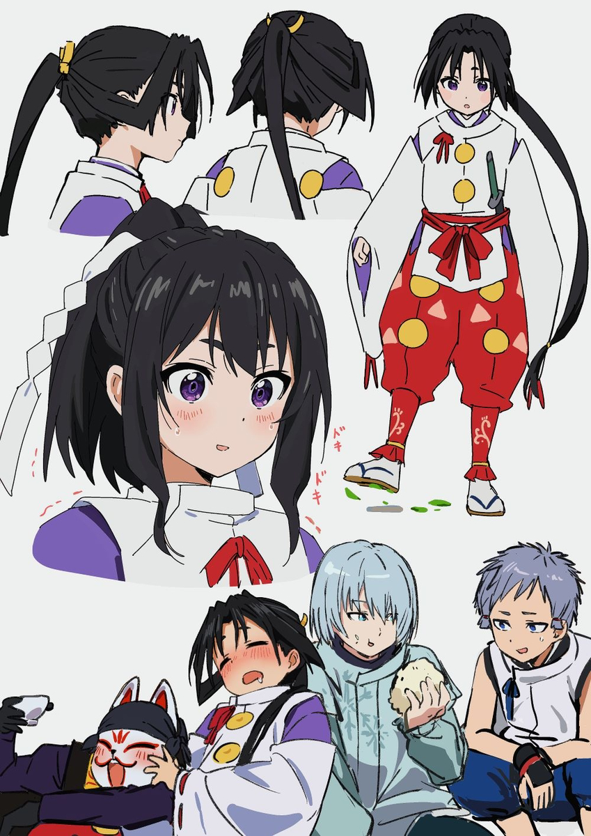 This is a pixiv picture whose title is 書き始め.