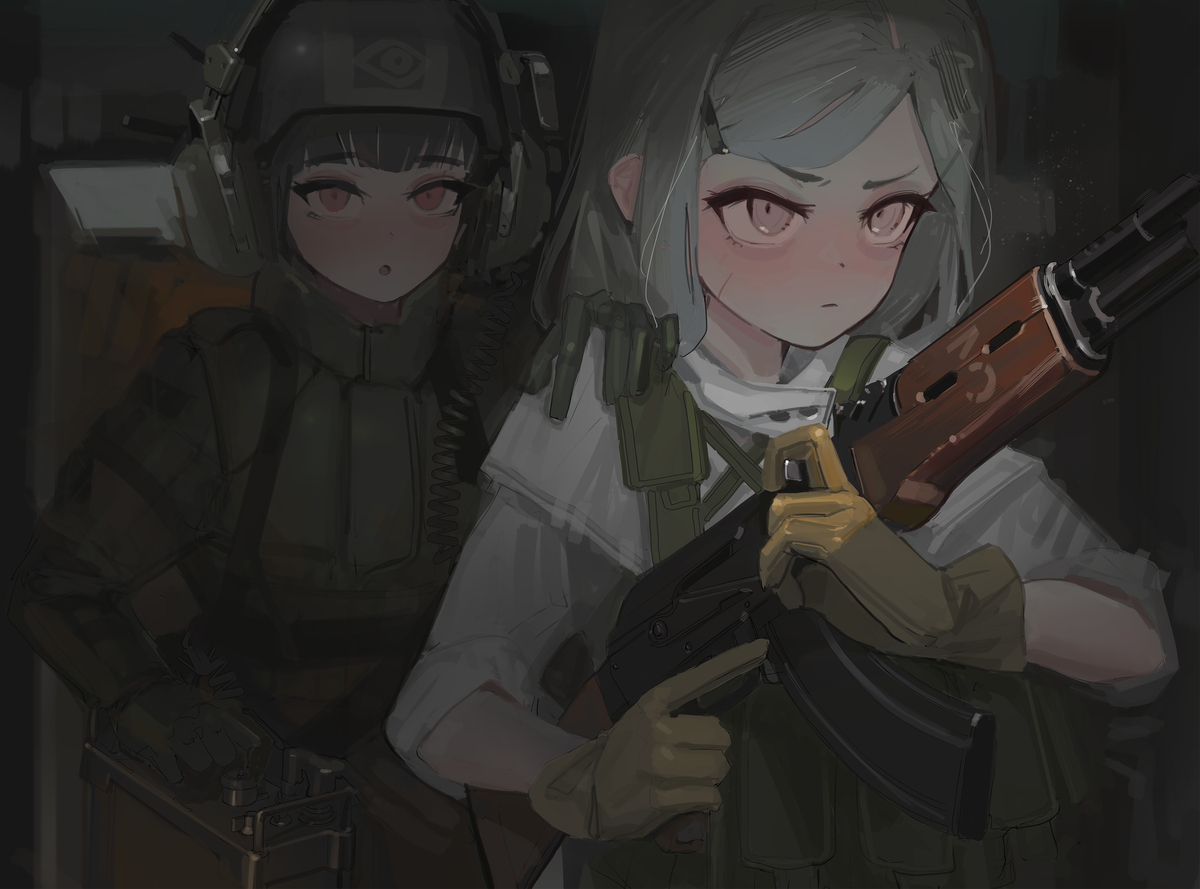 This is a pixiv picture whose title is TRESPASSER [TEAMWORK].