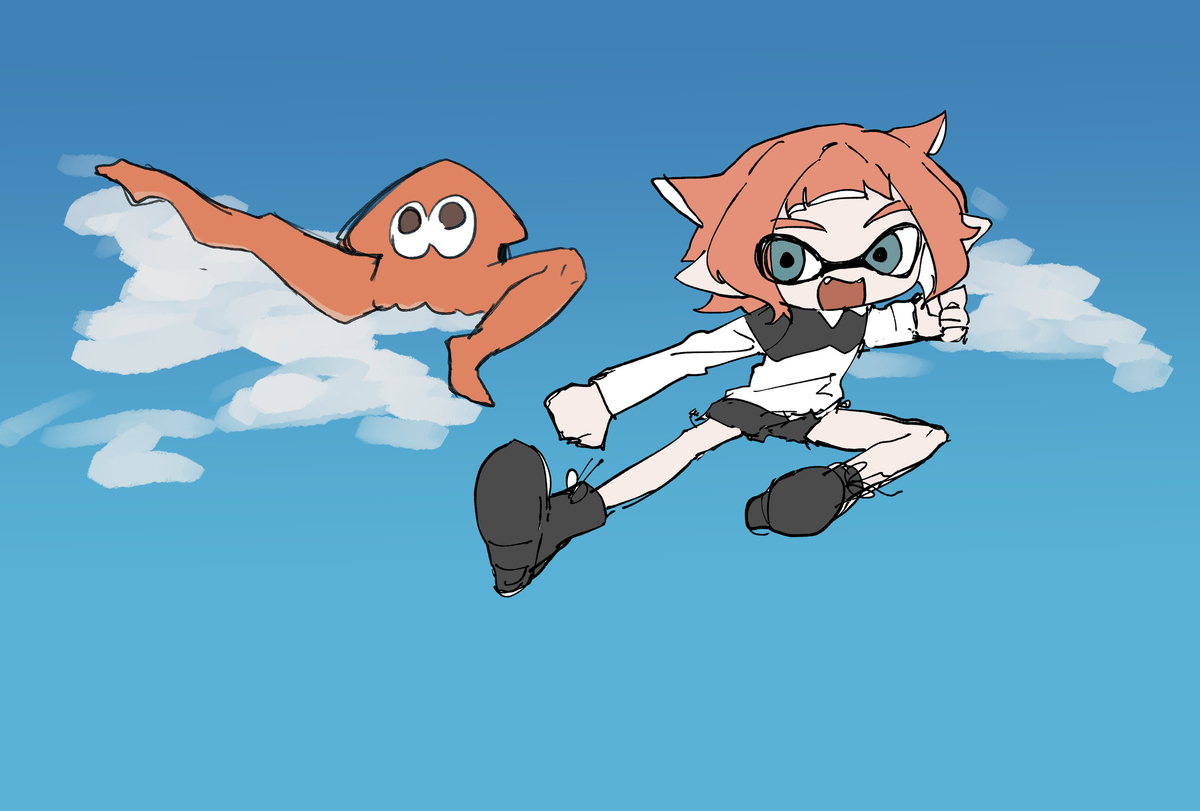 This is a pixiv picture whose title is イカ③.