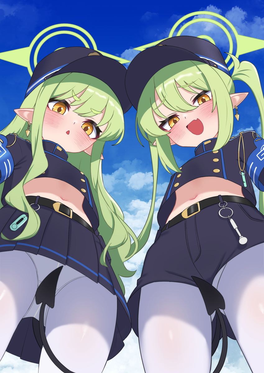 This is a pixiv picture whose title is シュポガキ ヒカリ＆ノゾミ.