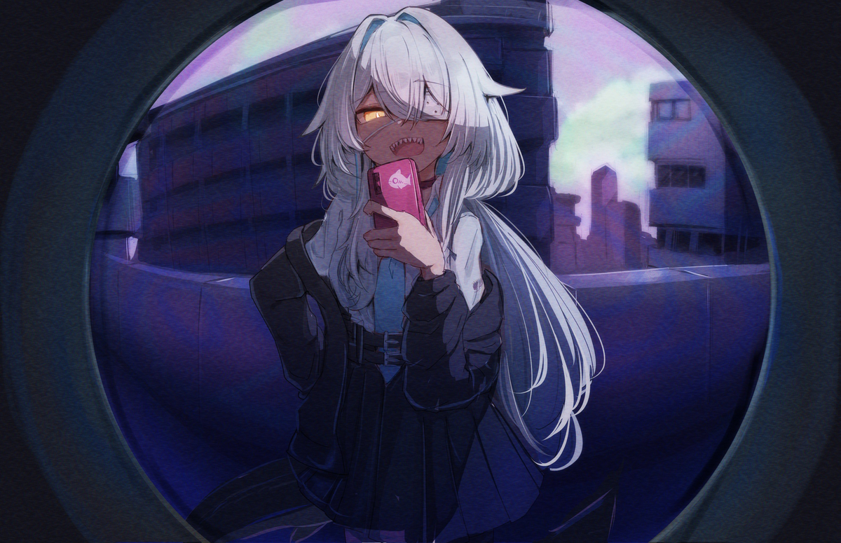This is a pixiv picture whose title is ねぇあたし知ってるの🦈.