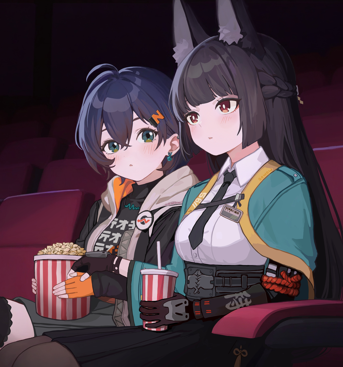 This is a pixiv picture whose title is 星見雅: 映画.