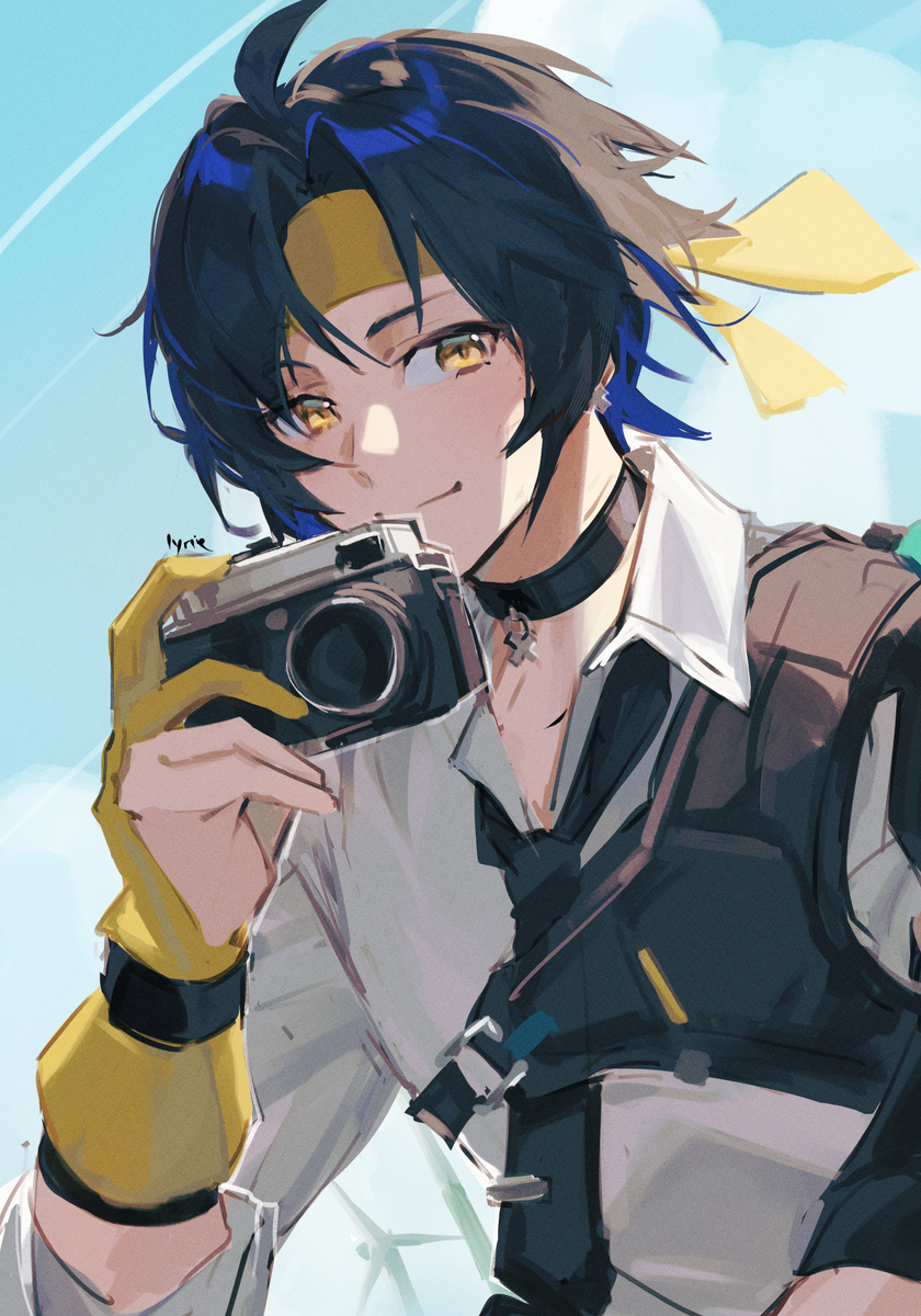 This is a pixiv picture whose title is 一瞬.
