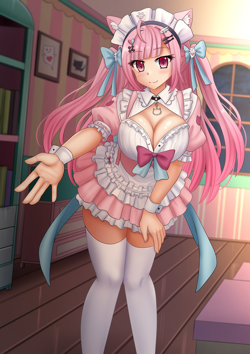 This is a pixiv picture whose title is Commission - Yuuki Sakuna.