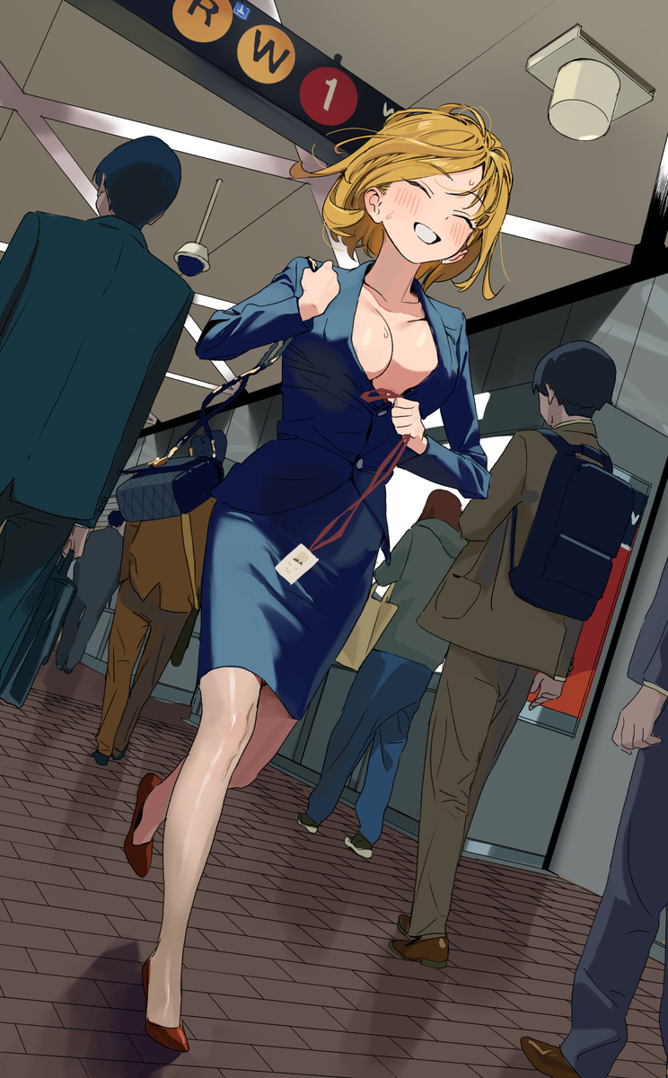 This is a pixiv picture whose title is はんきゅう.
